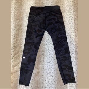 LULULEMON Camo Fast And Free Tight 25”
